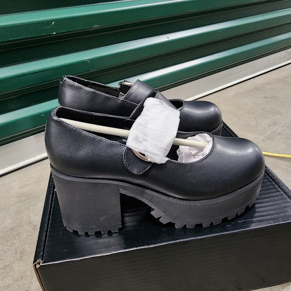 Platform Mary Janes